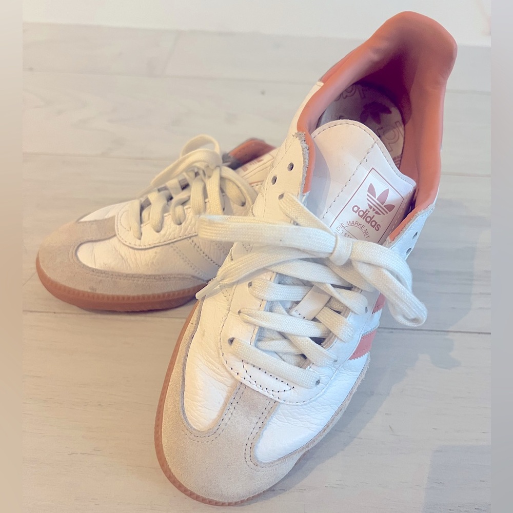 Pink Adidas Sambas